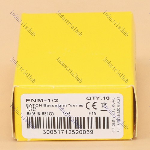 10pc new bussmann fnm - 10pc, fnm-1/2