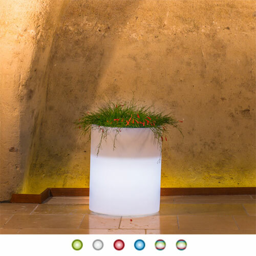 Vaso luminoso solare - , con