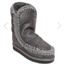 Stivali Mou "Eskimo 24" in shearling metallizzato 20 MM. N°40. Come nuovi.