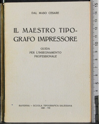 Maestro tipografo - maestro,