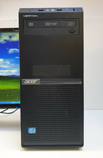 Acer Windows XP Gamer PC Computer 500 GB i3 3,40 GHz 4 GB DVD-RW HD RS 232 COM VGA