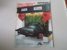 advertising Pubblicità 1986 AUTOEQUIP e FIAT REGATA DS