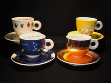 Illy Città dell'arte Fondazione Pistoletto 4 cappuccino firmate e numerate