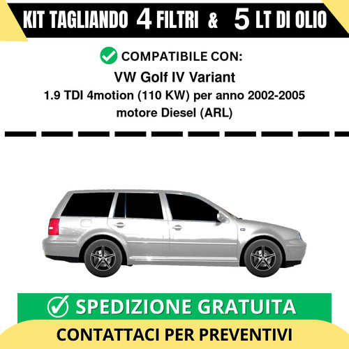 Tagliando per golf iv - per,