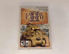 Empire Earth 2 preordine con bonus DVD EE2 EEII rarissimo da collezione