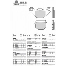 PASTIGLIE FRENO BREMBO 07026