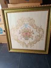 Grosso arazzo in seta di San Leucio lavorazione artigianale  cm 80x75