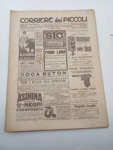 Giornale corriere dei piccoli - dei,