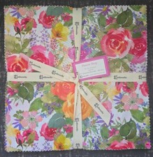 Clothworks Flower Shop di Jim Ishikawa Confezione da 10" quadrati 42 pezzi *NUOVO