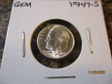 1947-S ROOSEVELT DIME GEMMA DA