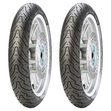 COPPIA GOMME PIRELLI 100/80-10