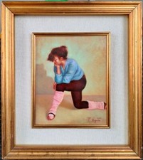 DIPINTO AD OLIO FIGURA