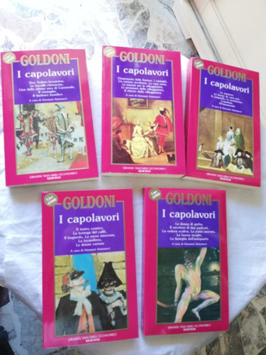 Goldoni capolavori 5 volumi - capolavori,