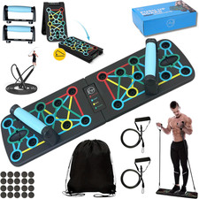 Tavola per Flessioni Con Corda per Saltare E Fascia Di Resistenza Con Manici, Se