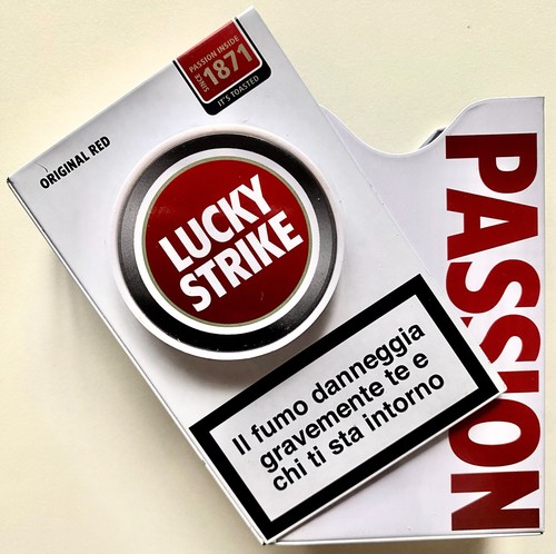 Lucky strike scatola - scatola, metallo