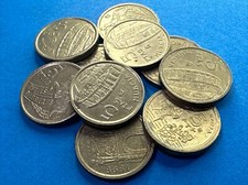 LOTTO Set 10 Monete 5 Ptas Murcia SPAGNOLE ESPANA