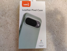 Cover Bellroy Leather Case per Pixel 10 e Pixel 10 Pro, Eucalyptus