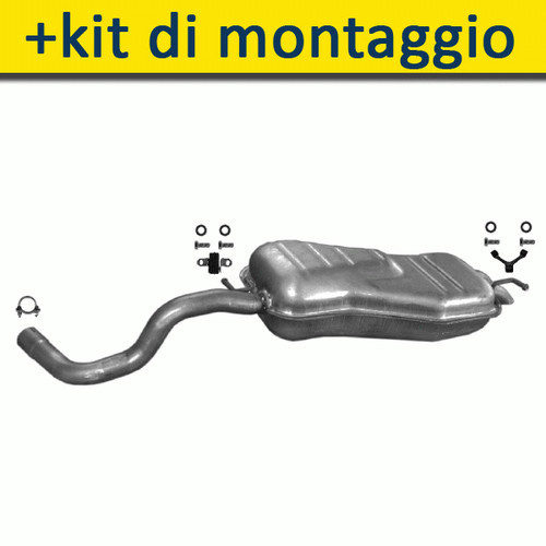 Silenziatore marmitta - silenziatore,