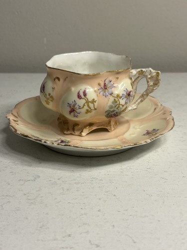Antica tazza piattino barny - e,