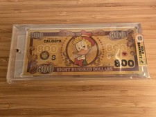 Disney gastone gold banknote - disney,