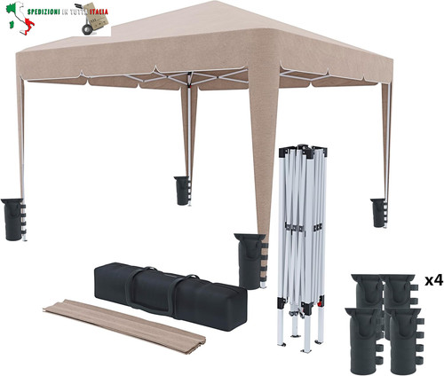 Gazebo m pieghevole - gazebo, 3