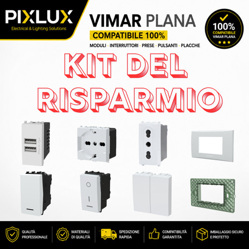 Serie vimar plana compatibile - serie,