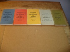 Cinque libri vintage Armco