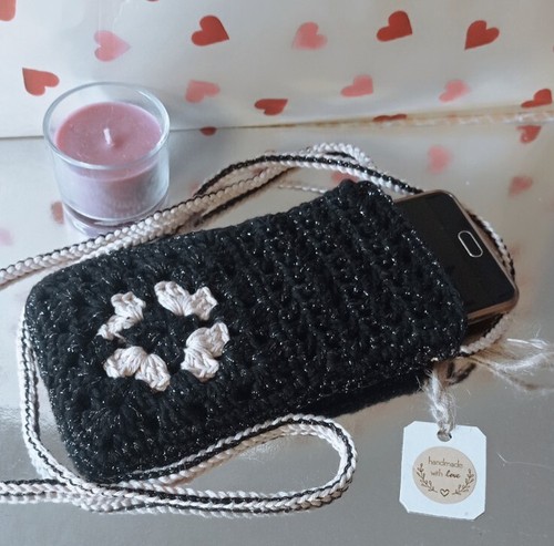 Borsa tracolla crochet granny - tracolla,