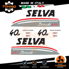 Kit Adesivi Motore Marino Fuoribordo Selva 40 cv - Dorado XSR XS C