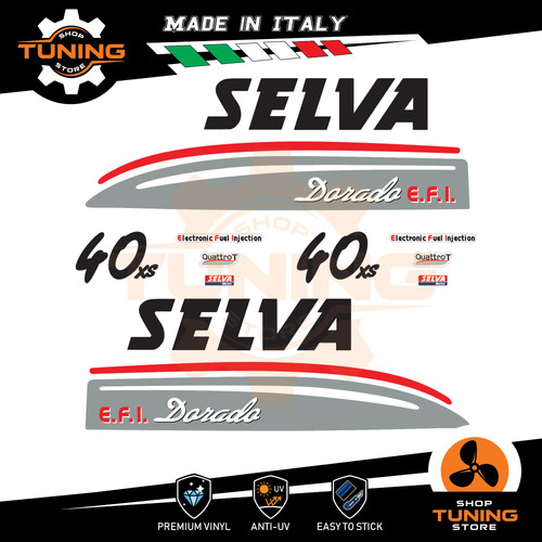 Kit adesivi motore marino - adesivi,