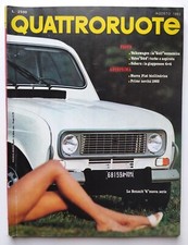Rivista Quattroruote Numeri Vari Anno 1982 Auto Automobili Vintage Ed.Domus