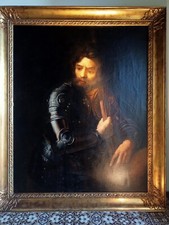 Antico quadro soldato. Grandi