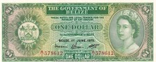 Belize dollaro 1975 - belize -, 1975 