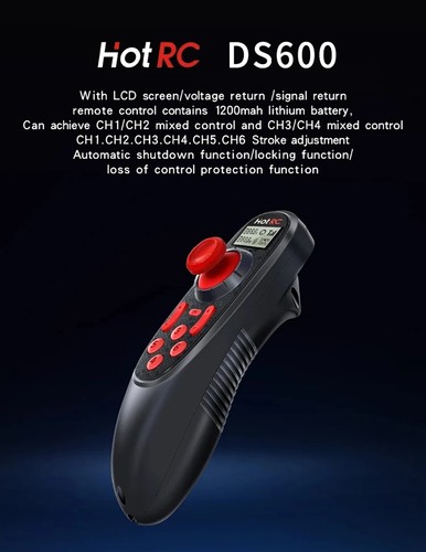 Hotrc 600 6ch - ds-600, rc