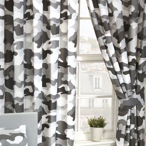 Tende camouflage grigio - tende,