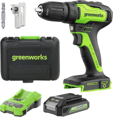 Greenworks trapano avvitatore - greenworks,