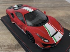 BBR 1:18 Ferrari Ferrari 488 Pista Piloti Simulación Resina Coche Modelo