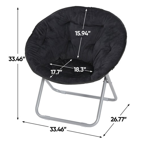Sedia pieghevole con piattino