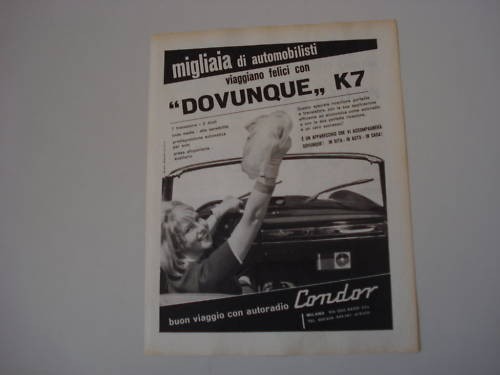 Advertising pubblicità 1962 - pubblicità,