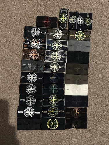 Stone island badge collection - stone,