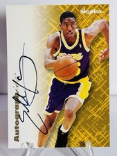 1996 Sky Box International Autographics Eddie Jones LA LAKERS su Card Auto 🔥