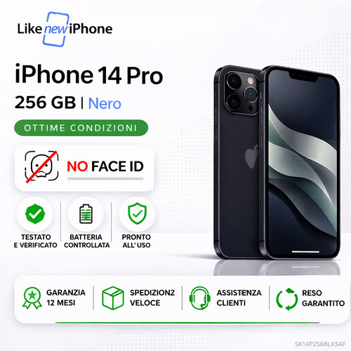 Apple iphone pro 256gb nero - iphone,