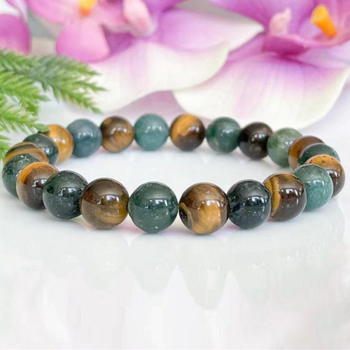 Bracelet perles oeil de - en,