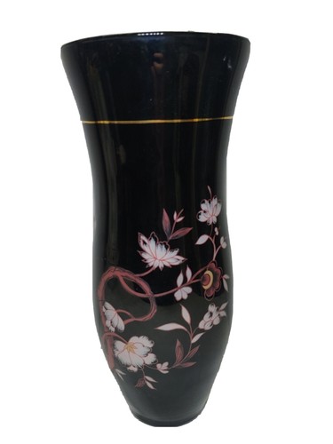Vaso ceramica nero con - nero,