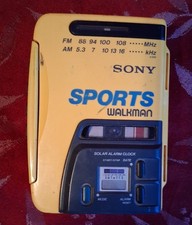 Vintage Sony Yellow Sports