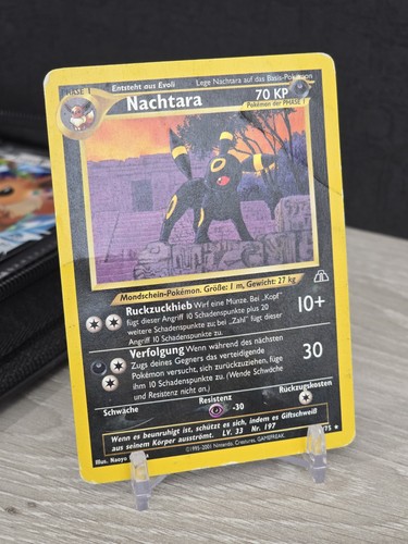 Carta pokémon tcg - carta, nachtara