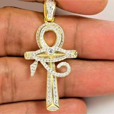 Ciondolo croce Ankh taglio