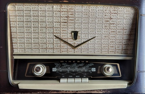 Radio con giradischi minerva - giradischi, a