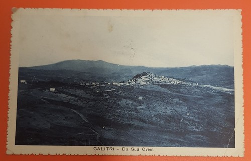 Cartolina calitri - calitri, (avellino)
