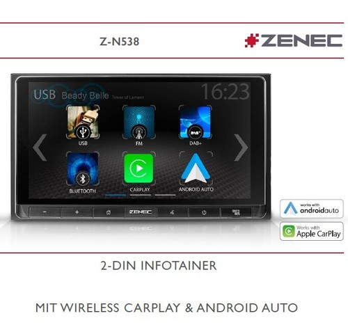 Zenec n538 autoradio din - zenec,
